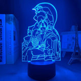 Lampe Fullmetal Alchemist Edward Elric lampe led 3D cadeau décor