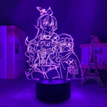 Lampe Genshin Impact Amber goodies lampe led 3D cadeau décor cosplay