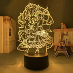 Lampe Genshin Impact Barbara goodies lampe led 3D cadeau décor cosplay