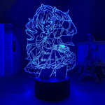 Lampe Genshin Impact Barbara goodies lampe led 3D cadeau décor cosplay