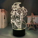 Lampe Genshin Impact Beidou goodies lampe led 3D cadeau décor cosplay