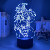 Lampe Genshin Impact Beidou goodies lampe led 3D cadeau décor cosplay