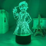 Lampe Genshin Impact Bennett goodies lampe led 3D cadeau décor cosplay