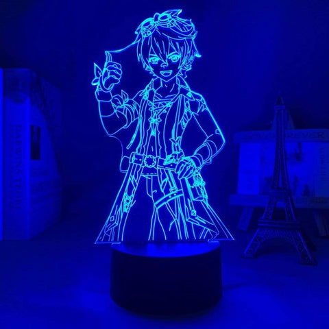 Lampe Genshin Impact Bennett goodies lampe led 3D cadeau décor cosplay