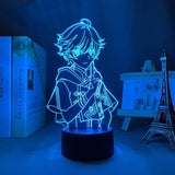 Lampe Genshin Impact Chongyun goodies anime manga lampe led 3D