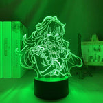 Lampe Genshin Impact Diluc goodies lampe led 3D cadeau décor cosplay