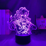 Lampe Genshin Impact Diluc goodies lampe led 3D cadeau décor cosplay