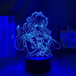 Lampe Genshin Impact Diluc goodies lampe led 3D cadeau décor cosplay