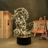 Lampe Genshin Impact Diona goodies anime manga lampe led 3D