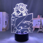 Lampe Genshin Impact Fischl goodies lampe led 3D cadeau décor cosplay