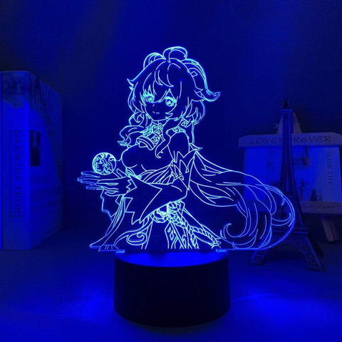 Lampe Genshin Impact Ganyu goodies lampe led 3D cadeau décor cosplay