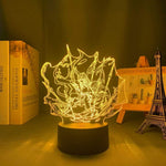 Lampe Genshin Impact goodies lampe led 3D cadeau décor cosplay