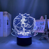 Lampe Genshin Impact goodies lampe led 3D cadeau décor cosplay