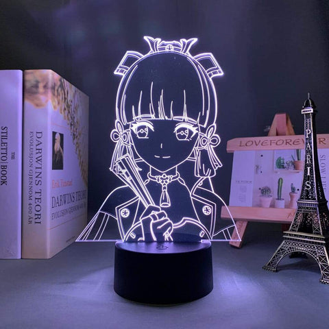 Lampe Genshin Impact Kamisato Ayaka goodies jeux vidéos lampe led 3D