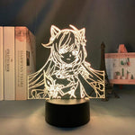 Lampe Genshin Impact Keqing goodies lampe led 3D cadeau décor cosplay