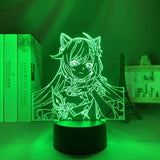 Lampe Genshin Impact Keqing goodies lampe led 3D cadeau décor cosplay