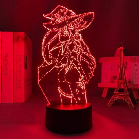 Lampe Genshin Impact Mona Megistus goodies lampe led 3D cadeau décor cosplay