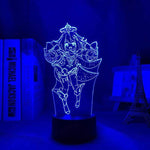 Lampe Genshin Impact Paimon NPC goodies lampe led 3D cadeau décor cosplay