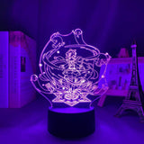 Lampe Genshin Impact Qiqi goodies lampe led 3D cadeau décor cosplay