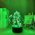 Lampe  Genshin Impact Rosaria goodies jeux vidéos lampe led 3D