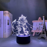 Lampe  Genshin Impact Rosaria goodies jeux vidéos lampe led 3D