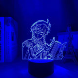 Lampe Genshin Impact Venti goodies lampe led 3D cadeau décor cosplay