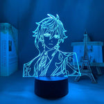 Lampe Genshin Impact Zhongli goodies lampe led 3D cadeau décor cosplay