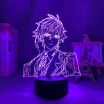 Lampe Genshin Impact Zhongli goodies lampe led 3D cadeau décor cosplay