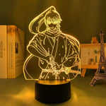 Lampe Gintama goodies manga animé Okita Sougo lampe led 3D