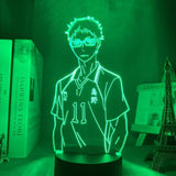 Lampe Haikyuu Kei Tsukishima goodies manga animé lampe led 3D