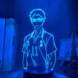 Lampe Haikyuu Kei Tsukishima goodies manga animé lampe led 3D