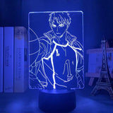 Lampe Haikyuu Wakatoshi Ushijima goodies manga animé lampe led 3D