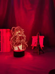 Lampe High School DxD Rias Gremory goodies manga animé lampe led 3D cadeau décor