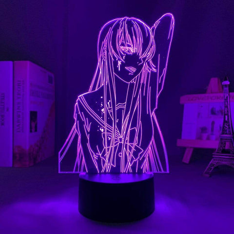 Lampe Highschool of The Dead Saeko Busujima goodies anime manga lampe led 3D