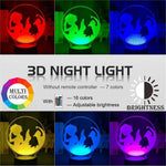 Lampe Hunter X Hunter Gon Freecss and Killua Zoldyck  Lampe led 3D Décor