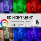 Lampe Hunter X Hunter Led Night Light Anime Lamp for Bedroom lampe led 3D