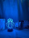 Lampe Hunter X Hunter Led Night Light Anime Lamp Kulolo for Bedroom Decor lampe led 3D