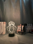 Lampe Hunter X Hunter Led Night Light Anime Lamp Kulolo for Bedroom Decor lampe led 3D