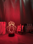 Lampe Hunter X Hunter Led Night Light Anime Lamp Kulolo for Bedroom Decor lampe led 3D