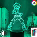 Lampe Izuku Midoriya Figure Kids My Hero Academia Gift Led Night Light