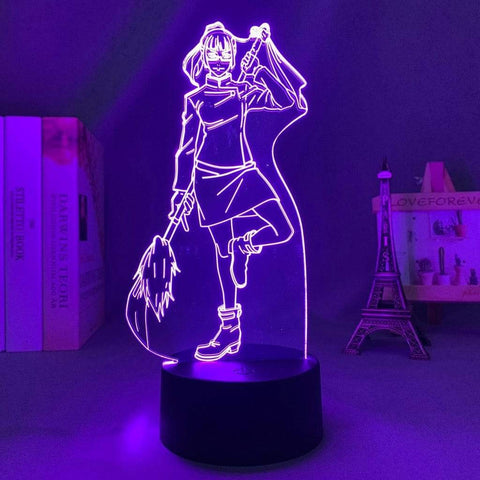 Lampe Jujutsu Kaisen Zenin Maki lampe led 3D goodies manga cadeau