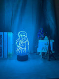 Lampe Kagome Higurashi Figure Girls Led Night Light for Dorm Decor lampe led 3D
