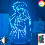 Lampe Kagome Higurashi Figure Girls Led Night Light for Dorm Decor lampe led 3D