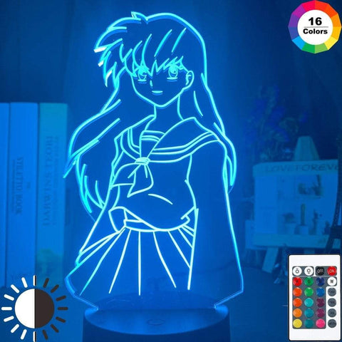 Lampe Kagome Higurashi Figure Girls Led Night Light for Dorm Decor lampe led 3D