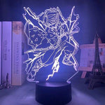 Lampe Kimetsu No Yaiba Led Night Light Anime Demon Slayer Lamp for Bedroom Decor Agatsuma Zenitsu Light lampe led 3D