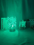 Lampe Kimetsu No Yaiba Led Night Light Anime Demon Slayer Lamp for Bedroom Decor Agatsuma Zenitsu Light lampe led 3D
