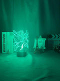 Lampe Kimetsu No Yaiba Led Night Light Anime Demon Slayer Lamp for Bedroom Decor Agatsuma Zenitsu Light lampe led 3D