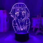 Lampe KonoSuba goodies manga lampe led 3D cadeau décor