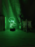 Lampe Levi Ackerman Figure Led Night Light for Kids Lampe Attack on Titan Gift