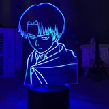 Lampe Levi Ackerman Figure Led Night Light for Kids Lampe Attack on Titan Gift